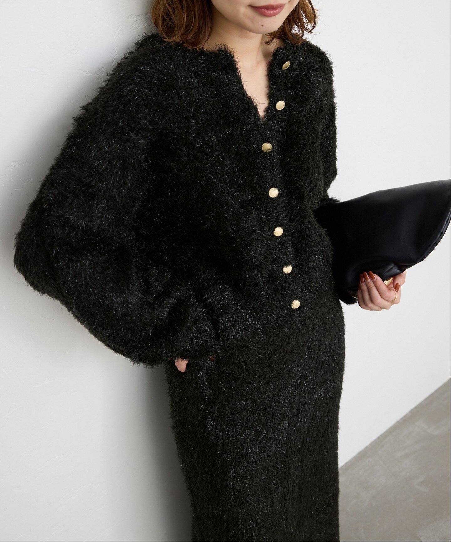 ラメニットカーディガン（カーディガン）｜SLOBE IENA（スローブ  