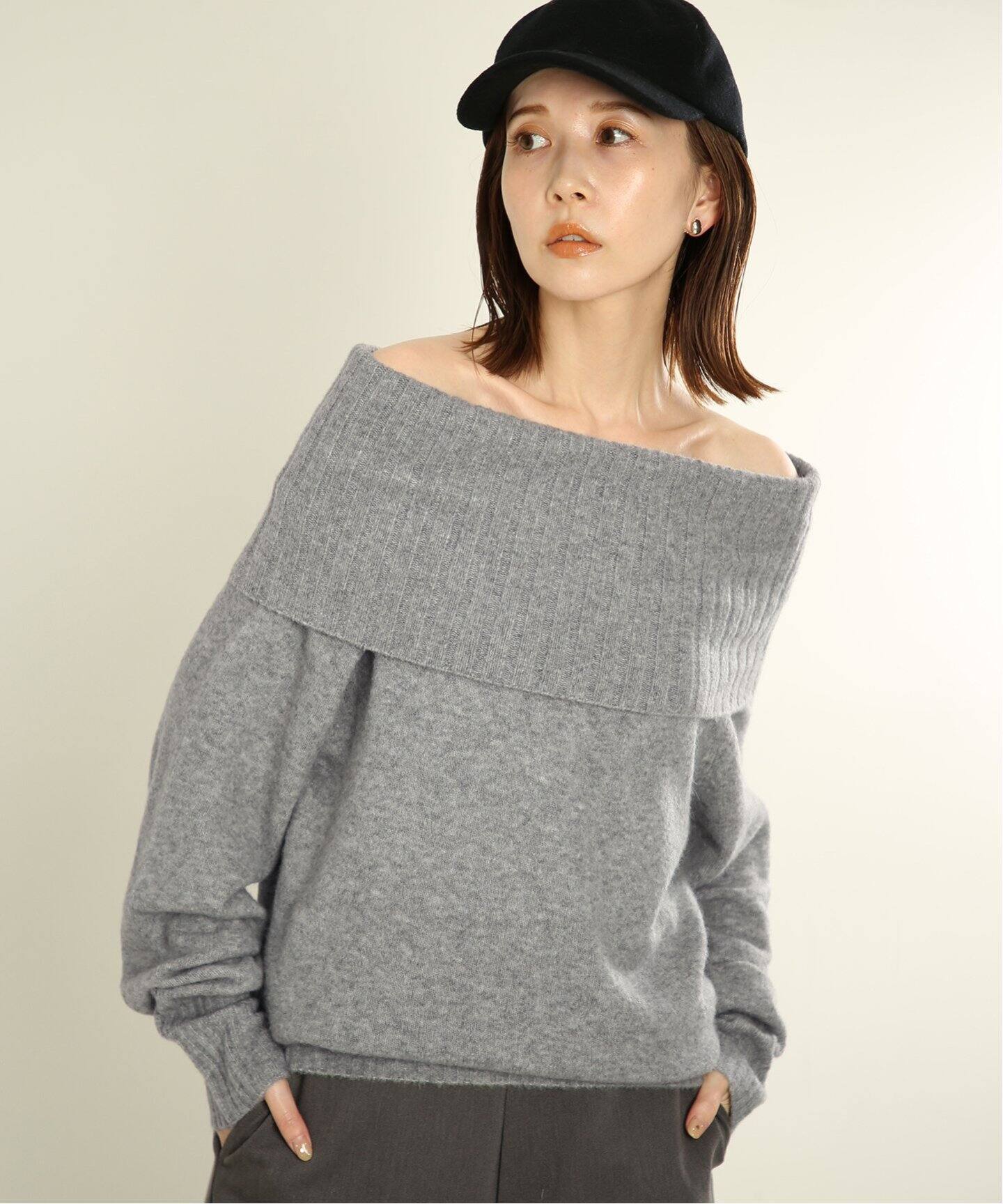 pino【新品未使用】SLOBE IENA オフショルダーケーブルニット SLOBE IENA - pino様専用【新品未使用】SLOBE IENA オフショルダー