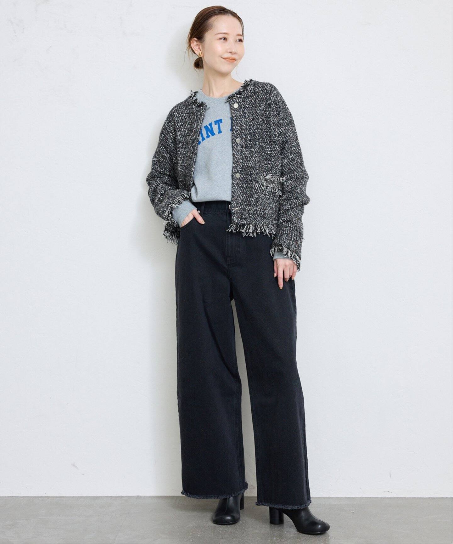 ツイードニットカーディガン（カーディガン）｜SLOBE IENA（スローブ  