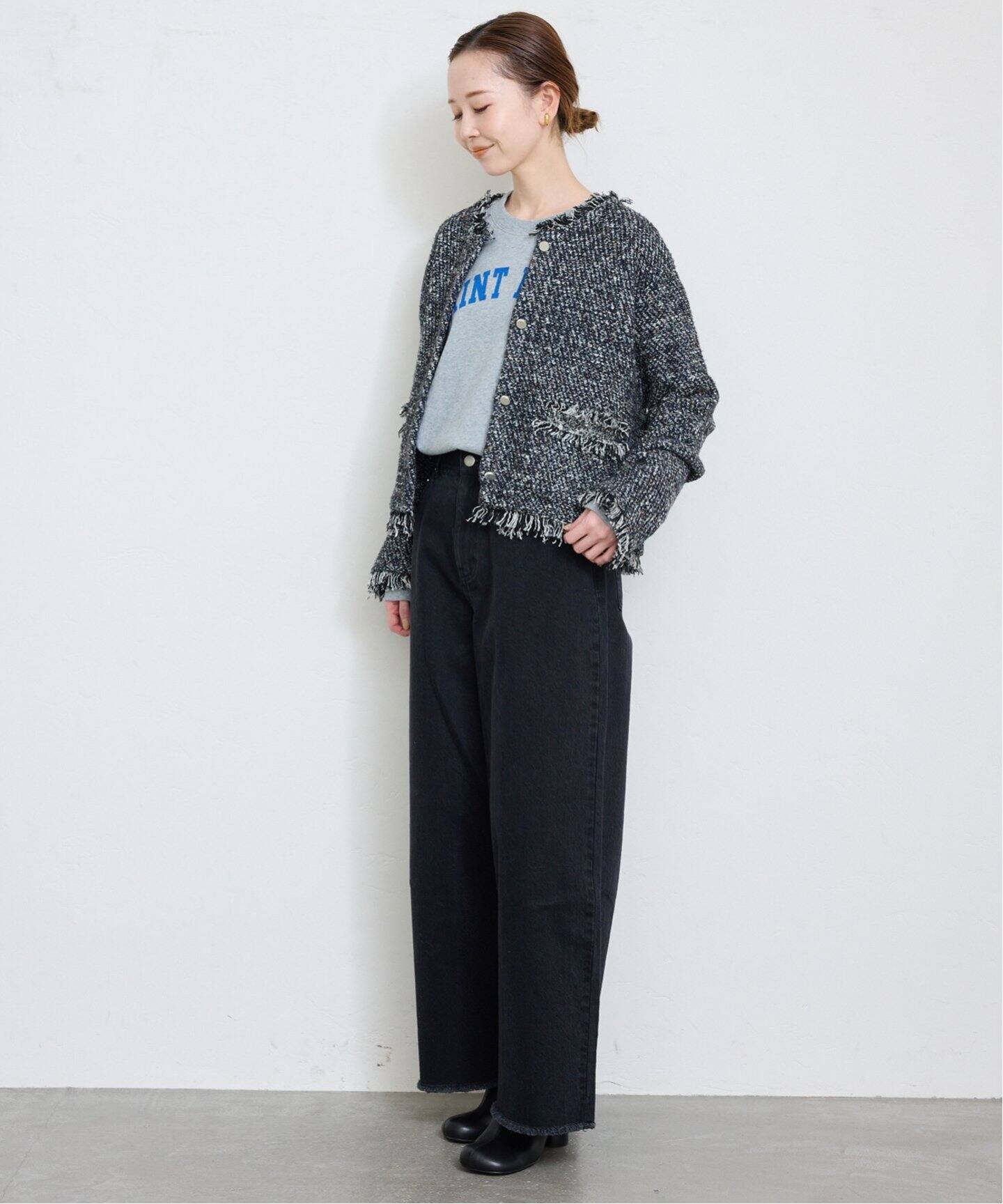 ツイードニットカーディガン（カーディガン）｜SLOBE IENA（スローブ  