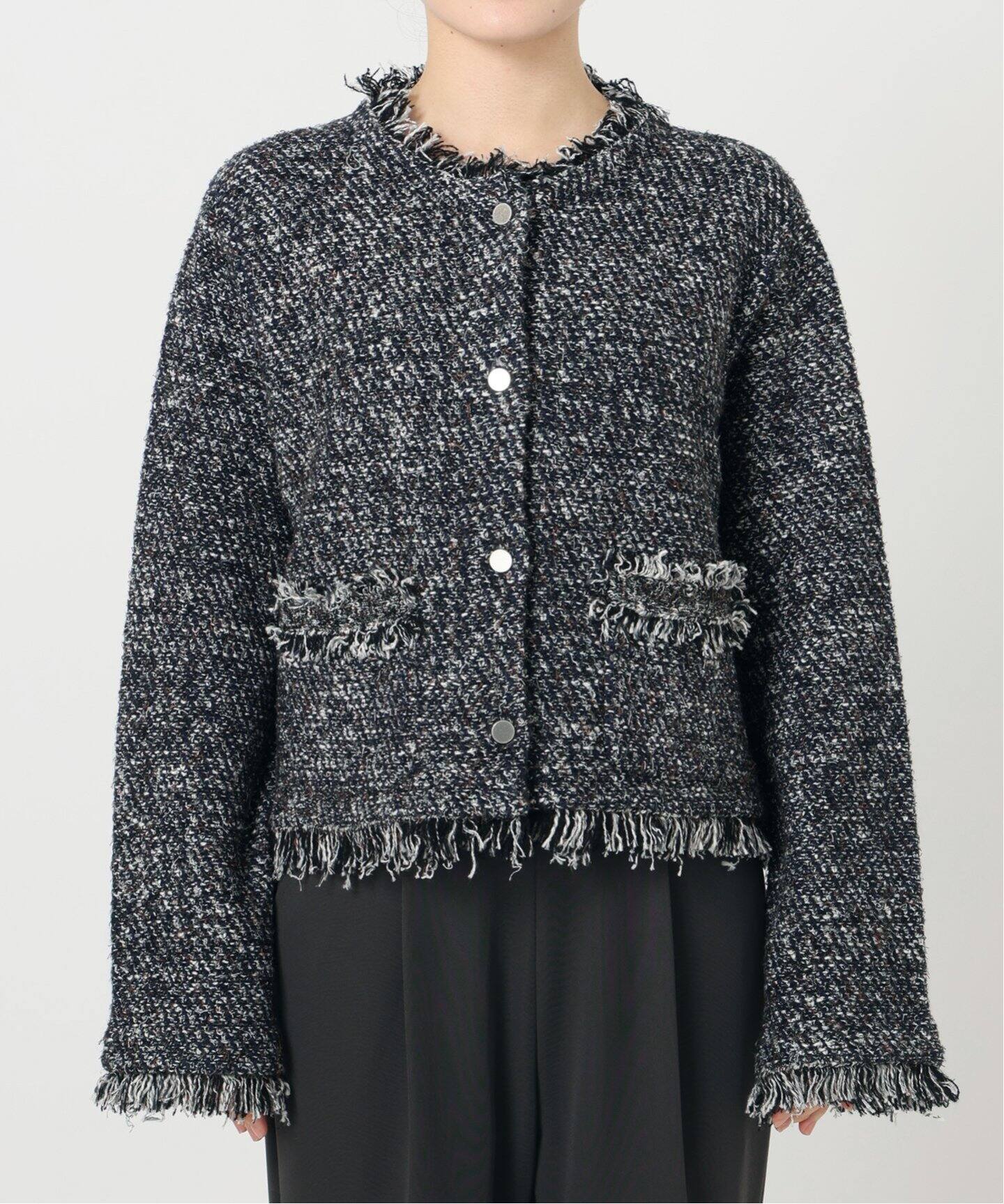 ツイードニットカーディガン（カーディガン）｜SLOBE IENA（スローブ  