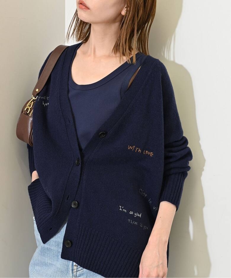 embroidery カーディガン（カーディガン）｜SLOBE IENA（スローブ  