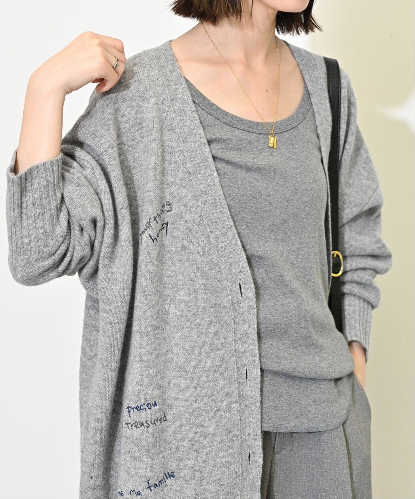 追加》embroidery カーディガン（カーディガン）｜SLOBE IENA 