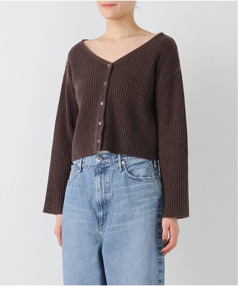 一部店舗・WEB限定》REPOS 2WAYニットカーディガン（カーディガン  