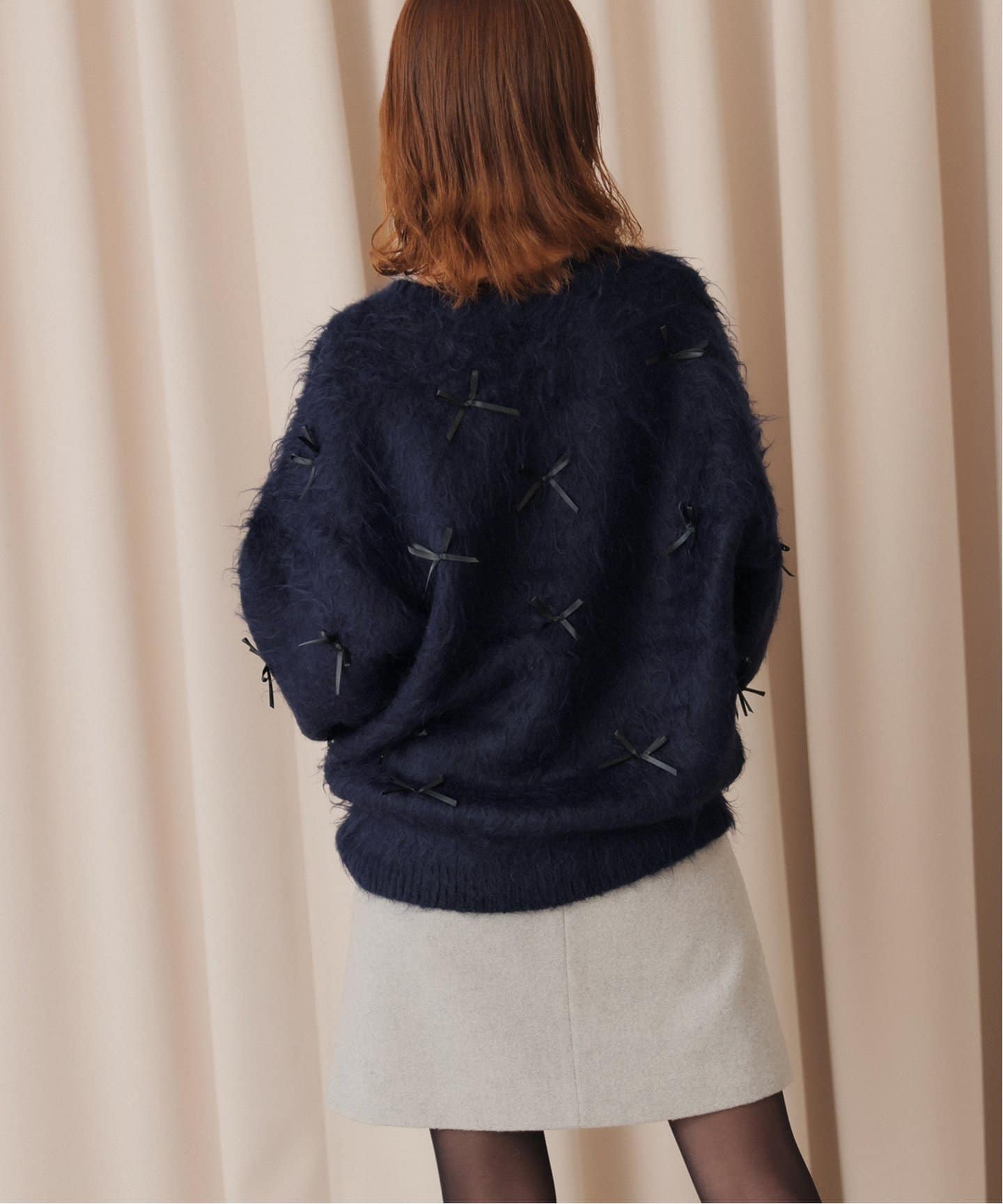 トップス SLOBE IENA habi Ribbon Knit トップス SLOBE IENA habi Ribbon Knit SLOBE IENA