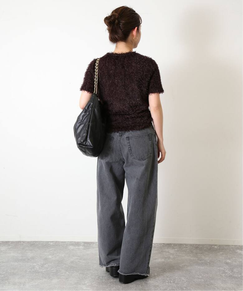 追加2》TEAK/ティーク BOUKLE KNIT TK24FWTP01（ニット／セーター 