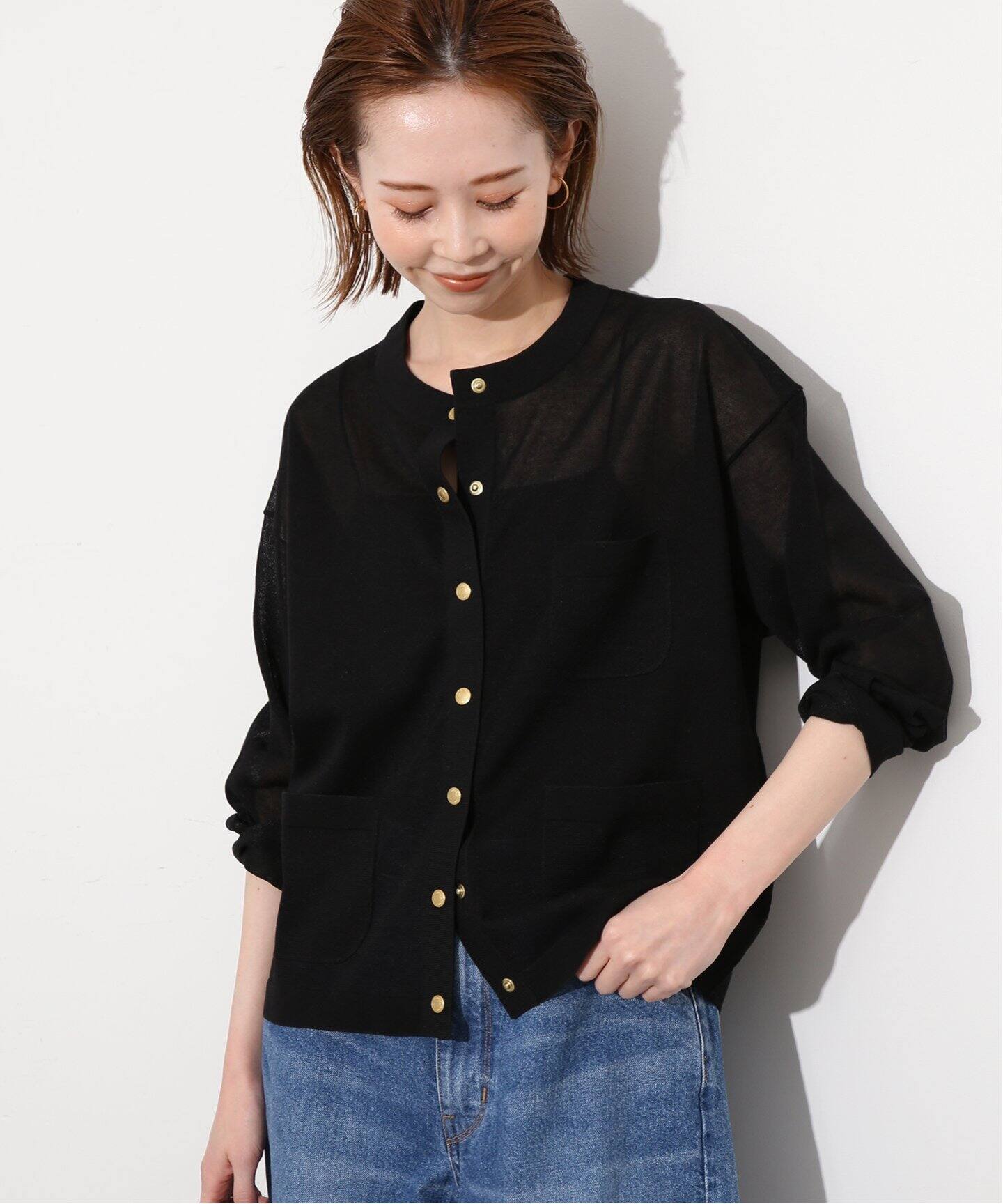 TRADITIONAL WEATHERWEAR】 ARKLEY KNIT SHEERカーディガン 