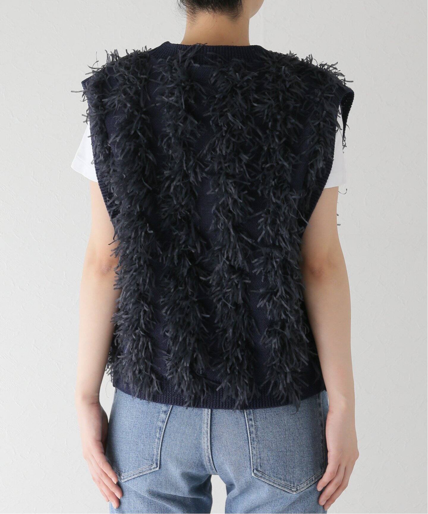 RITTO /リット】フリンジベスト（ニット／セーター）｜SLOBE IENA  