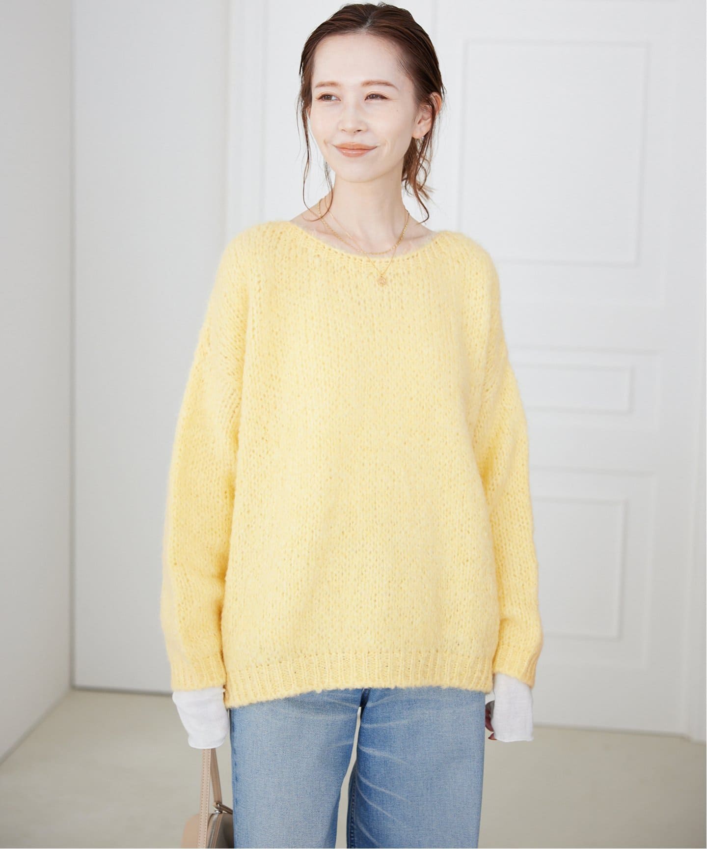 TRICOTS JEAN MARC/トリコットジーンマルク SLOBE別注 PO KNIT SESAMY