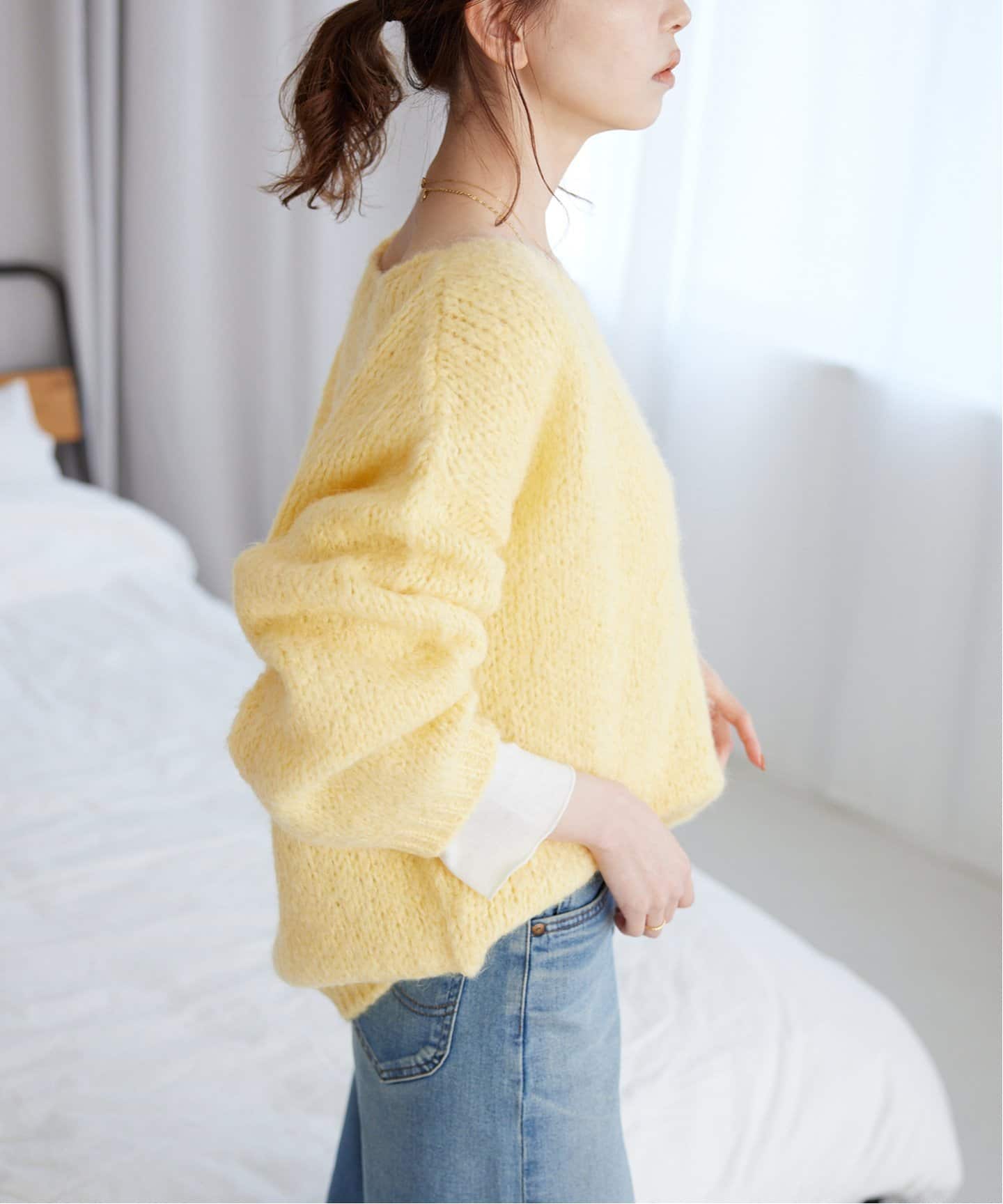 TRICOTS JEAN MARC/トリコットジーンマルク SLOBE別注 PO KNIT SESAMY