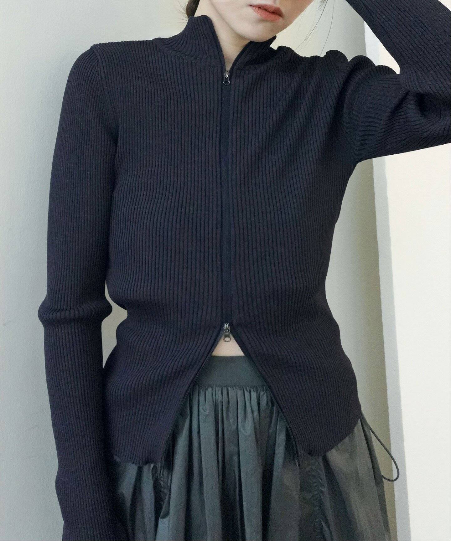 AMOMENTO / アモーメント】ジップカーディガン（カーディガン）｜SLOBE  