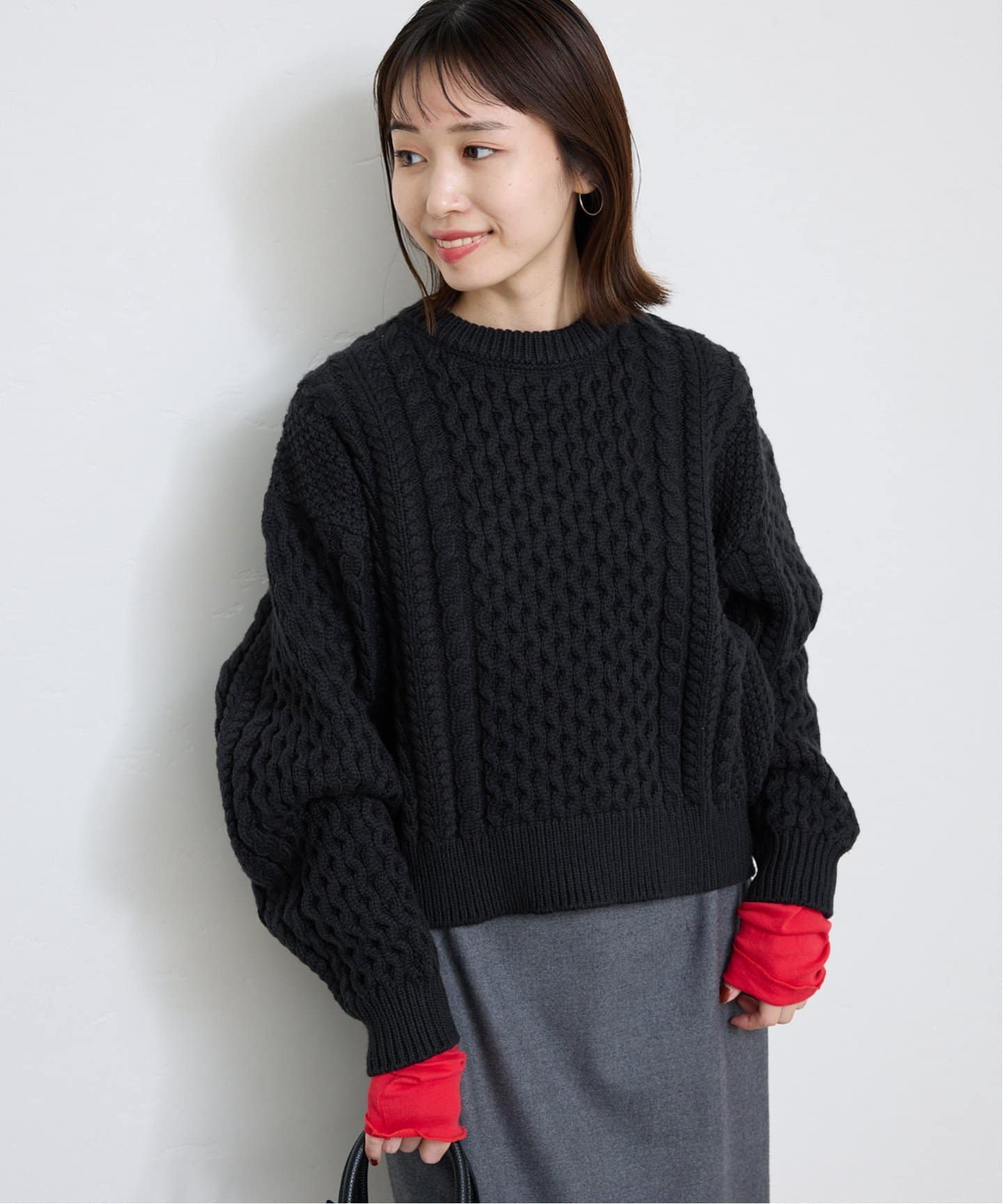 L.L.BEAN/エルエルビーン フィッシャーマンニット 4575-8141（ニット