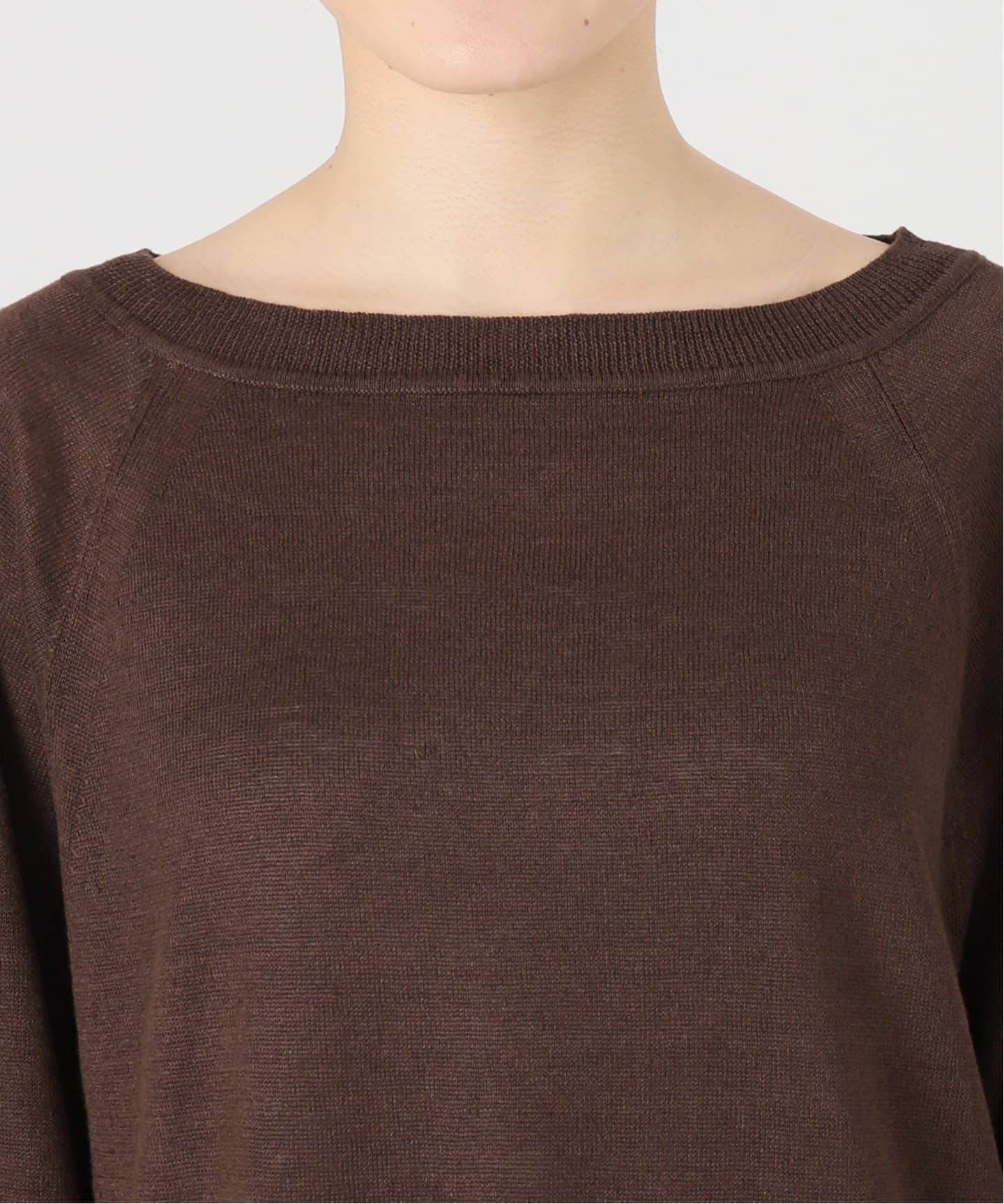 IENA LA BOUCLE LEUVEN リネンロングスリーブプルオーバー