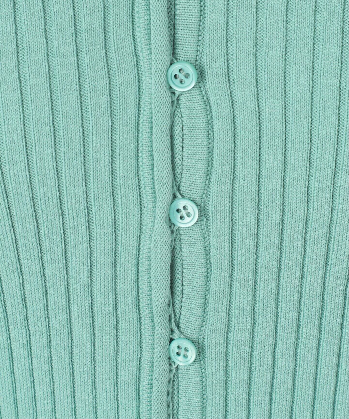 イエナ LA BOUCLE PEATH リブVネックカーディガン グリーン