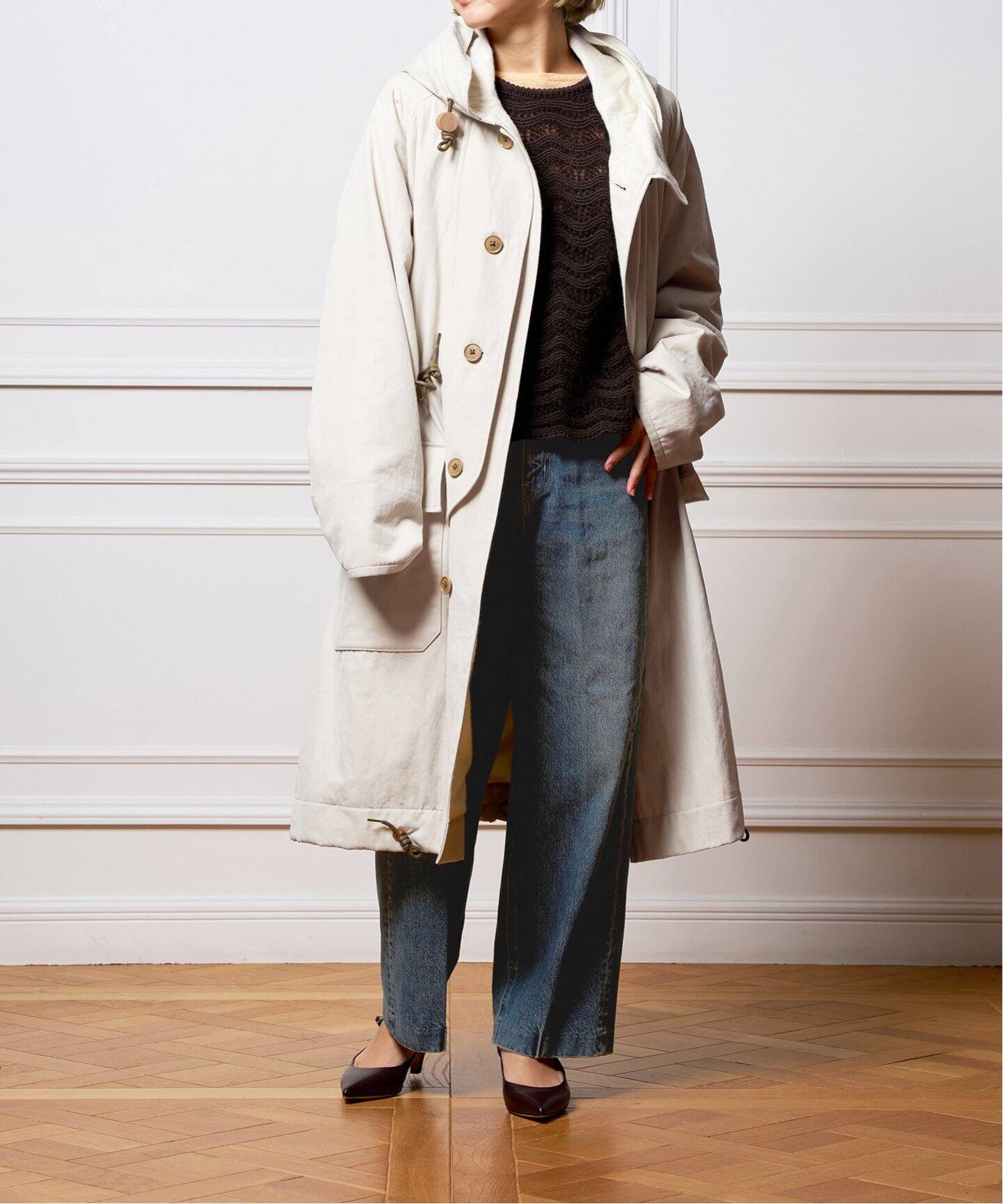 IENA LA BOUCLE ノイルシルクMIXヤーンベスト（ニット／セーター