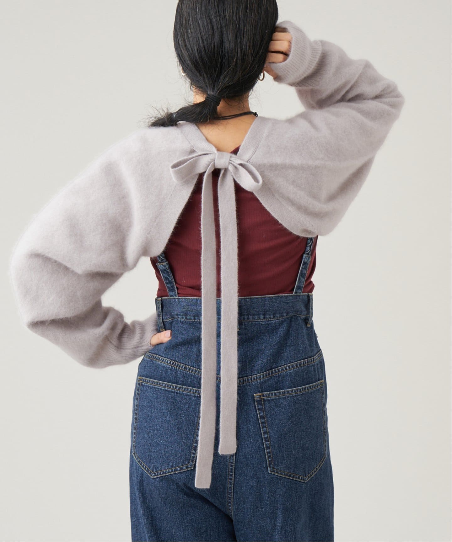 専用IENAイエナ ミンクファー付きボレロカーディガン IENA LA BOUCLE ファーニットボレロ（カーディガン）｜IENA（イエナ