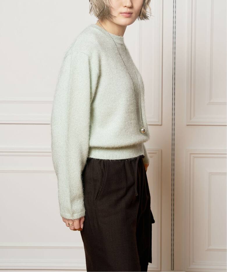 IENA LA BOUCLE NICOLE ラメニットプルオーバー（ニット／セーター  