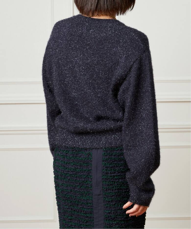 IENA LA BOUCLE NICOLE ラメニットプルオーバー（ニット／セーター  