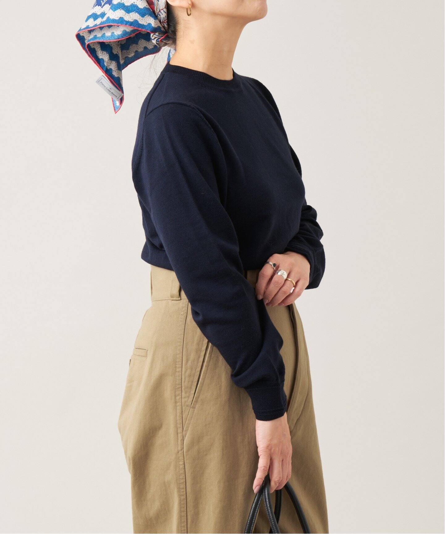 IENA LA BOUCLE 畦バックボリュームプルオーバー イエナ セーター IENA LA BOUCLE ZIP ニットプルオーバー（ニット／セーター）｜IENA