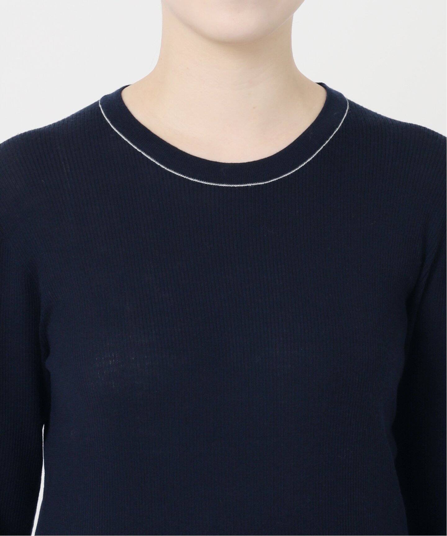 半額満載！スーパーSALE グランドセール！ IENA 強撚ウールクルーネックプルオーバー（ニット BOUCLE LA ニット+セーター
