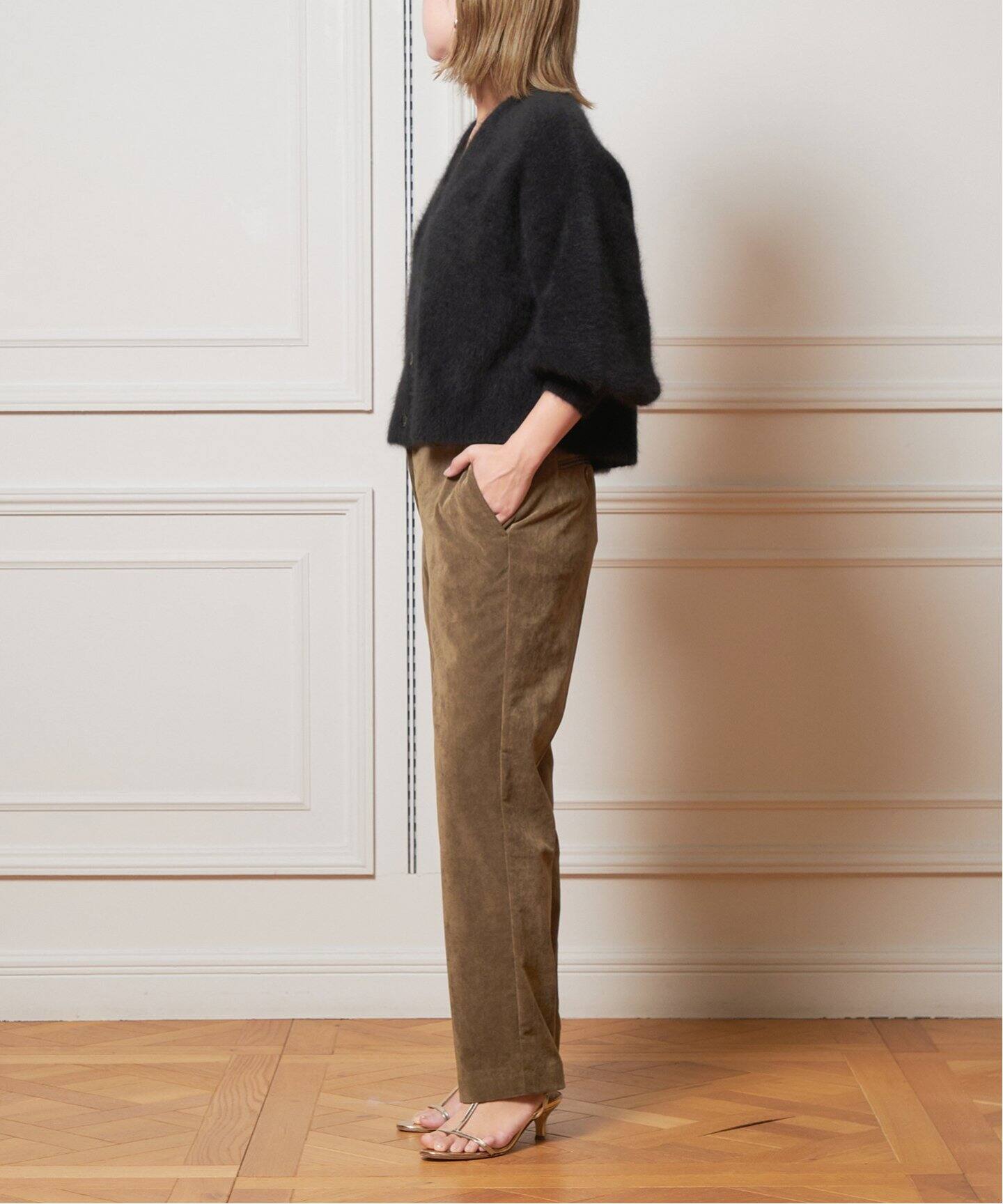 IENA LA BOUCLE ファーニットカーディガン（カーディガン）｜IENA
