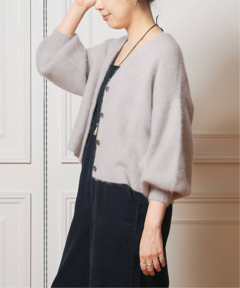 IENA LA BOUCLE ファーニットカーディガン（カーディガン）｜IENA 