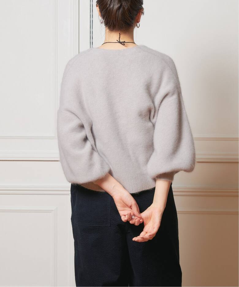 IENA LA BOUCLE ファーニットカーディガン（カーディガン）｜IENA 