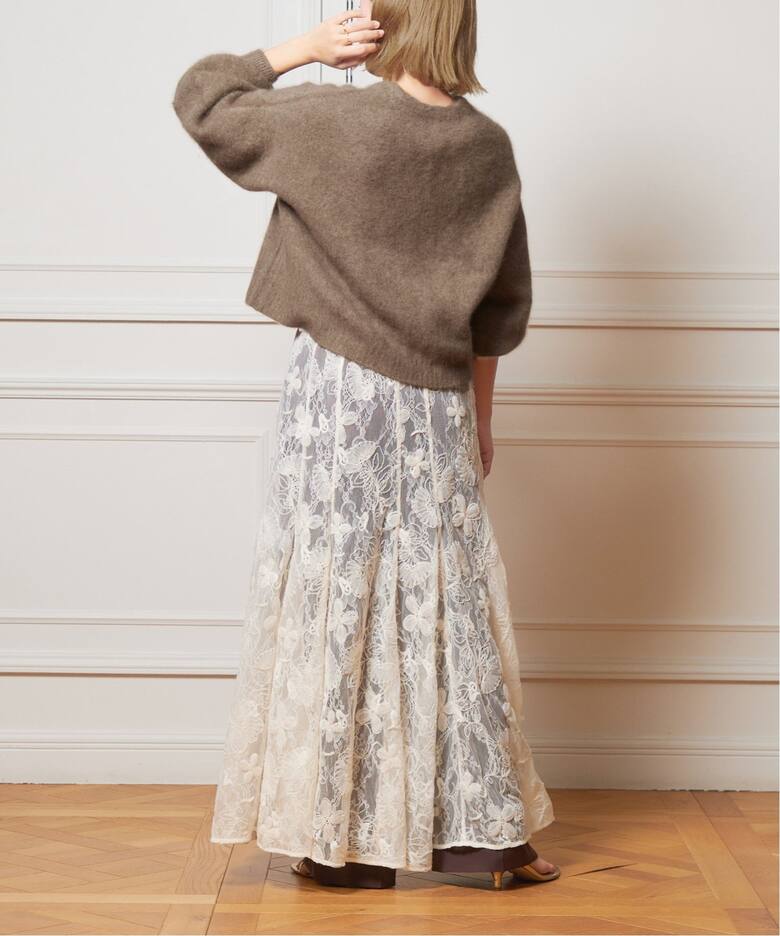 IENA LA BOUCLE ファーニットカーディガン（カーディガン）｜IENA 