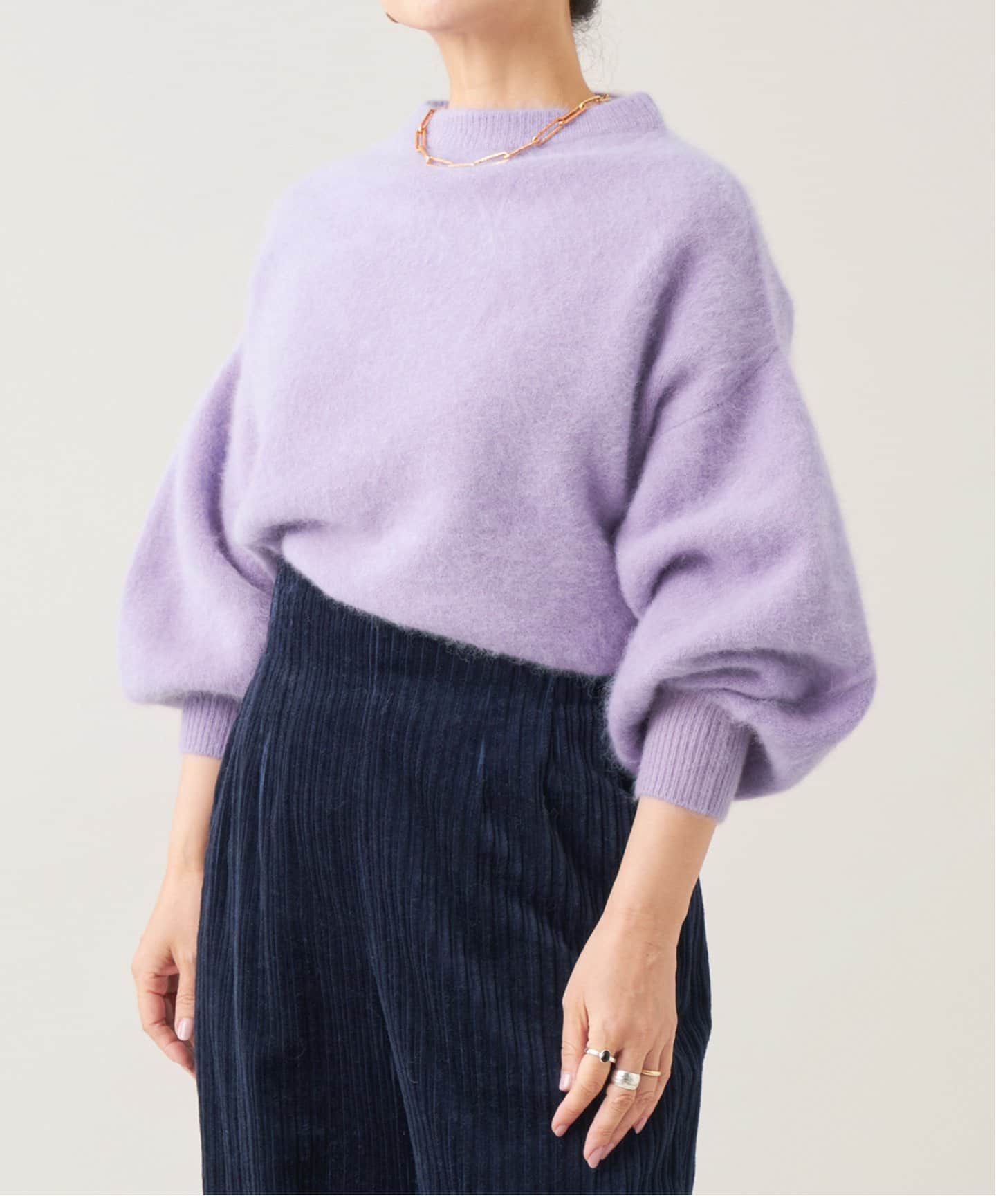 IENA LA BOUCLE ファーニットプルオーバー IENA LA BOUCLE ファーニットプルオーバー（ニット/セーター