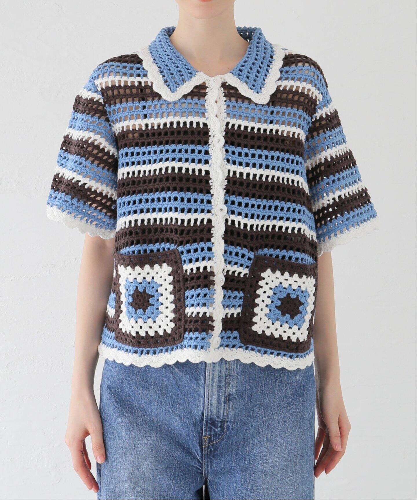 BAUM UND PFERDGARTEN/バウム ウンド ヘルガーデン PRE Crochet シャツ 