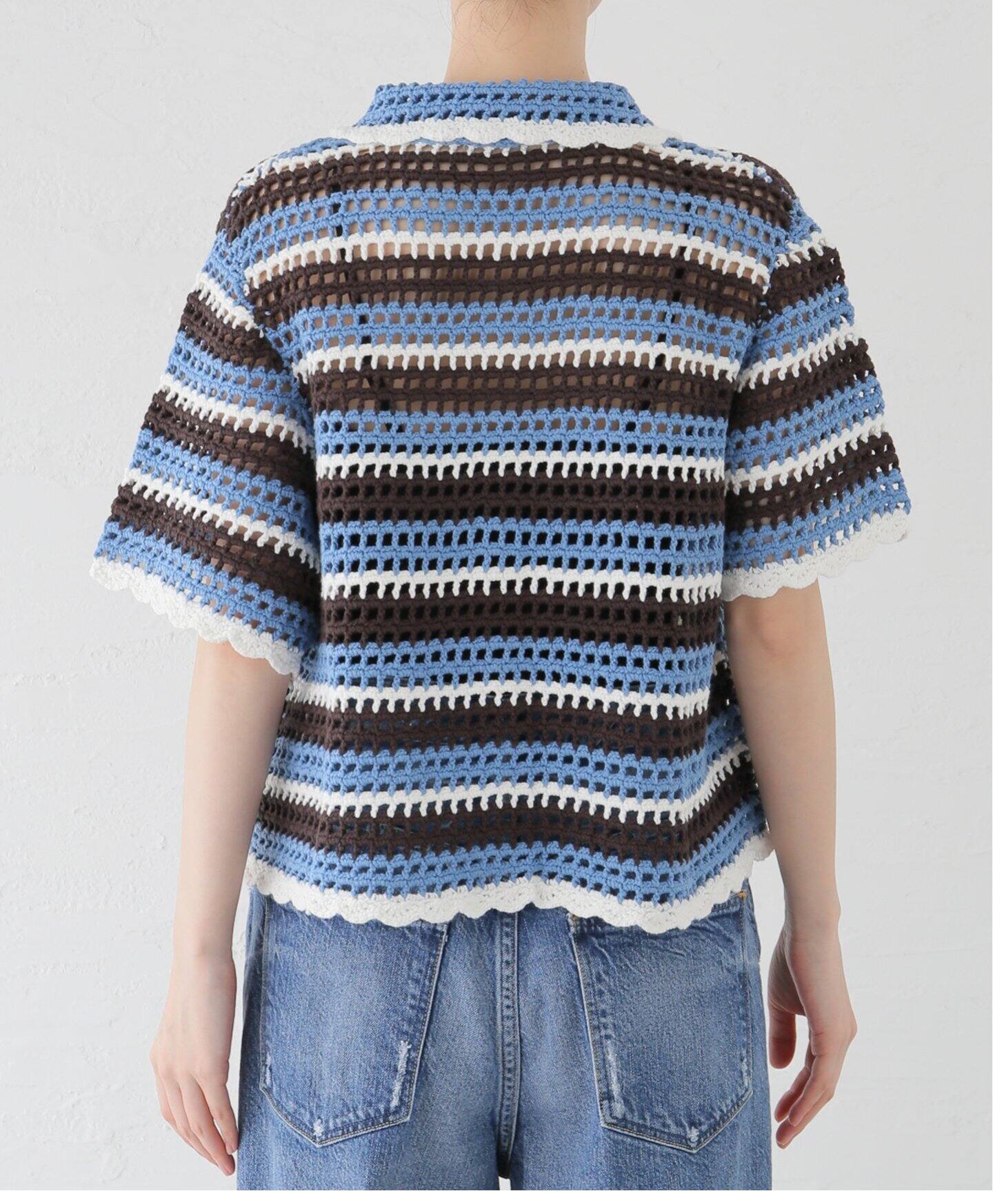 BAUM UND PFERDGARTEN/バウム ウンド ヘルガーデン PRE Crochet シャツ 