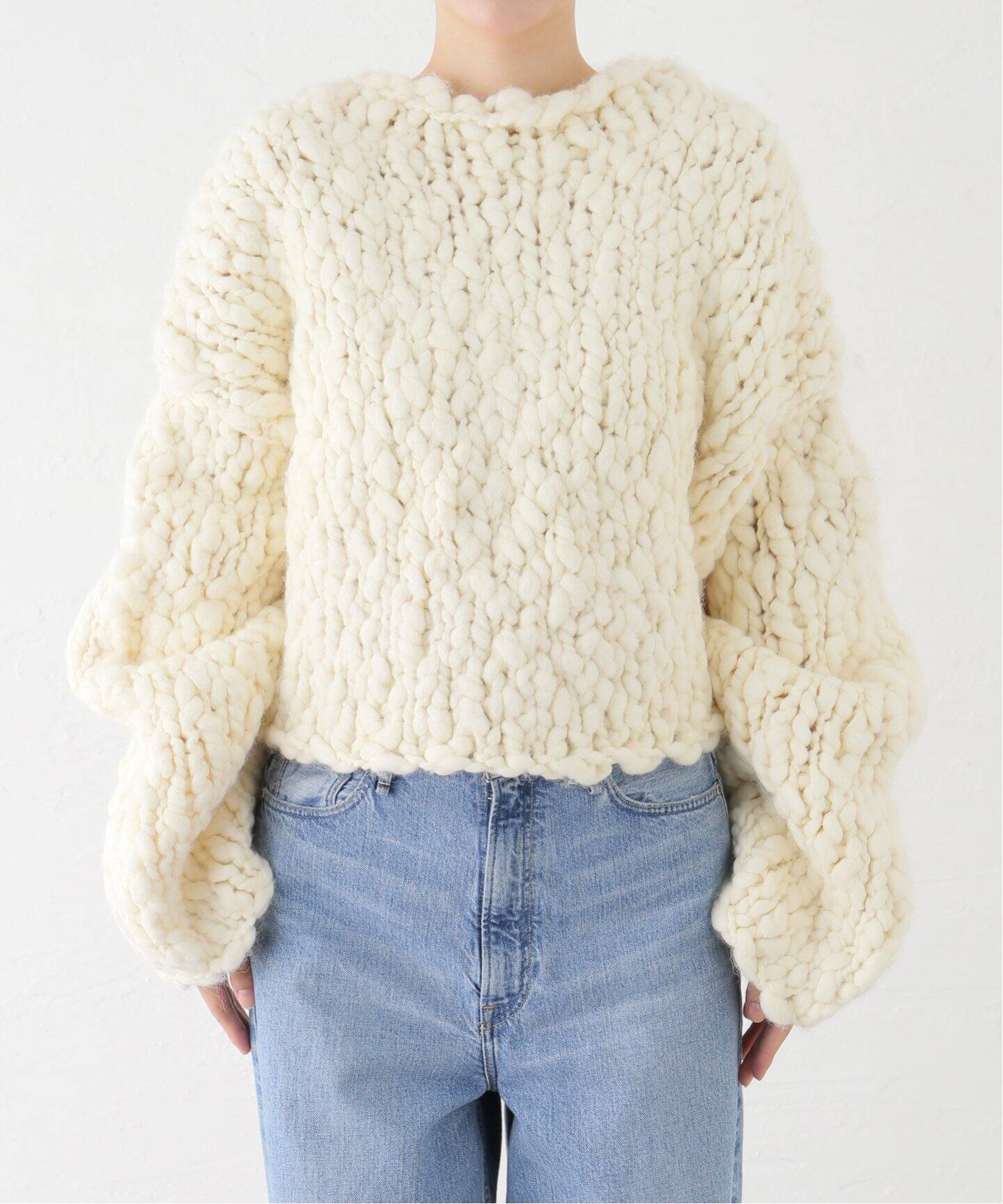 HAKUJI/ハクジ HAND KNITTED LS SWEATER H052499（ニット／セーター 