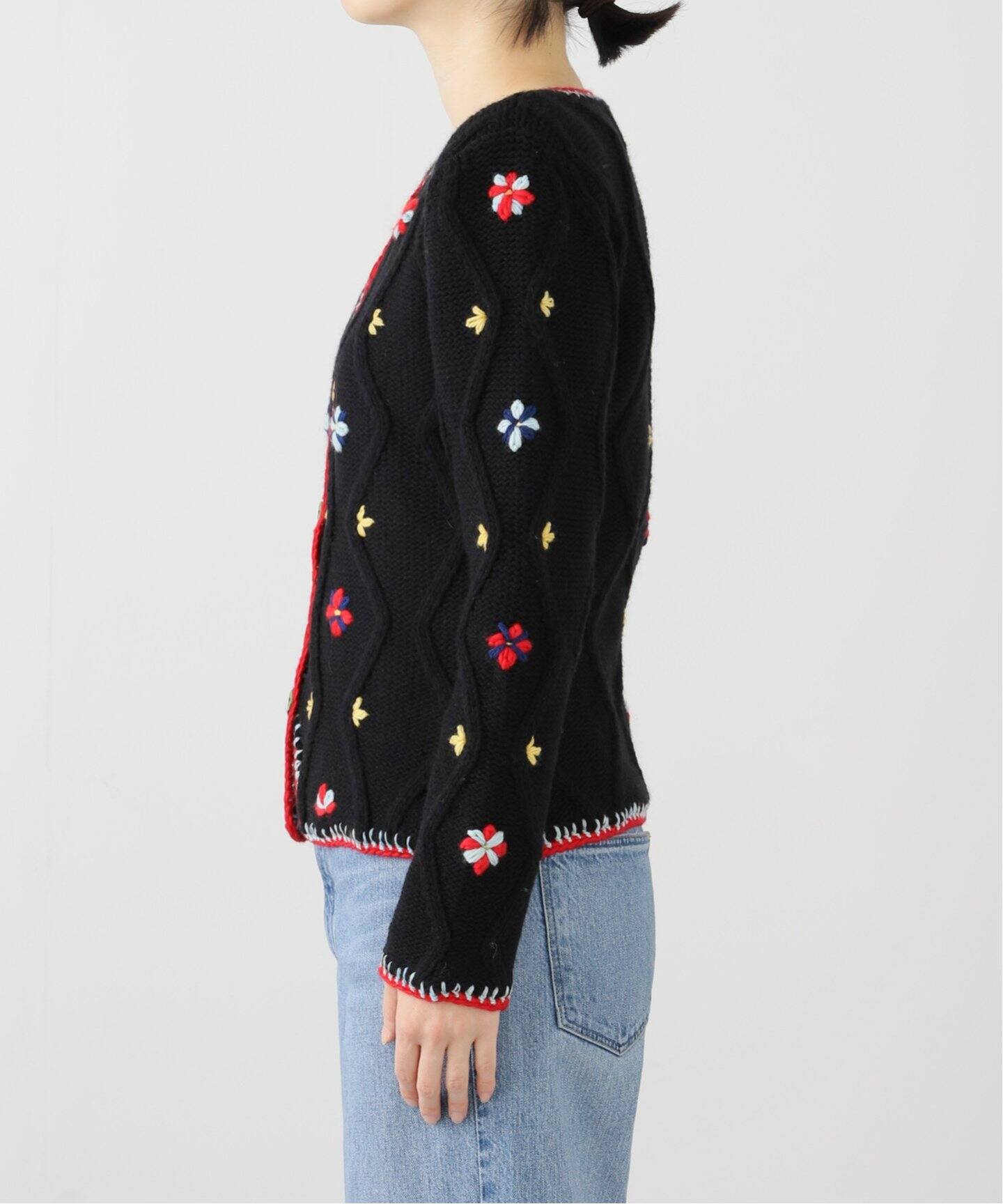 タッチクロージングTACHclothingLUCERO刺繍カーディガンIENA Tach Cothing/タッチ クロージング Pirouette Cardi ニット