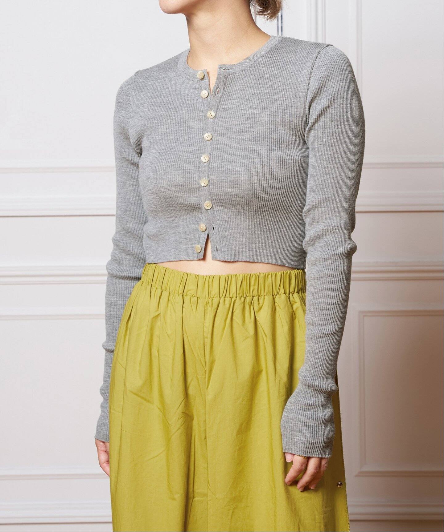 AURALEE/オーラリー SUPER FINE WOOL HIGH GAUGE RIB ニット A24AC01HW 