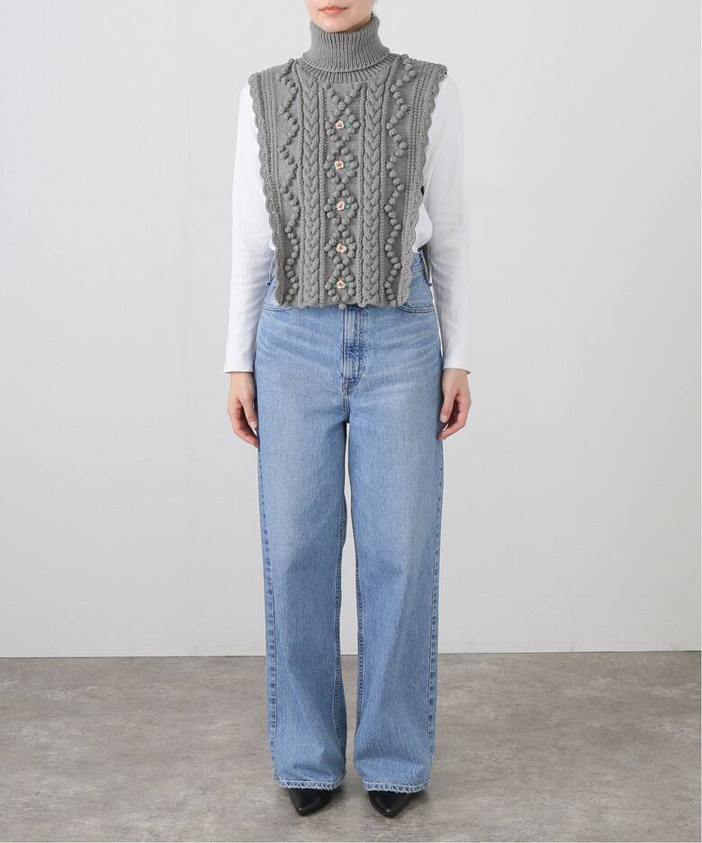 MICHAELA BUERGER/ミカエラ・バーガー LOLA collar ニット（ベスト 