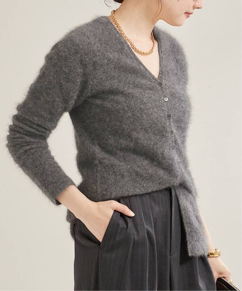 Light Fur Midi カーディガン（カーディガン）｜Plage（プラージュ）の  