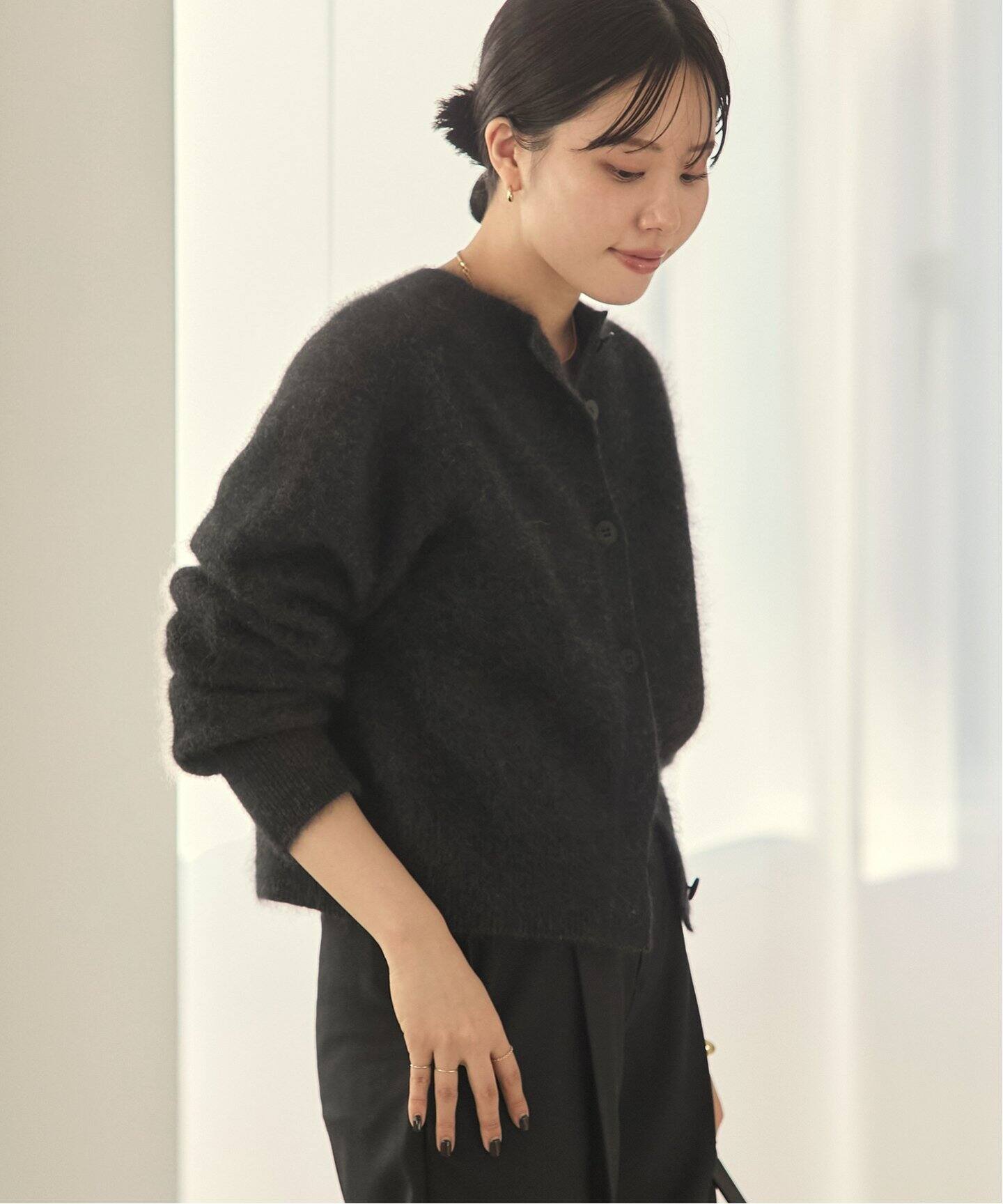 WEB限定追加》Fur Back Open プルオーバー（ニット／セーター）｜Plage  