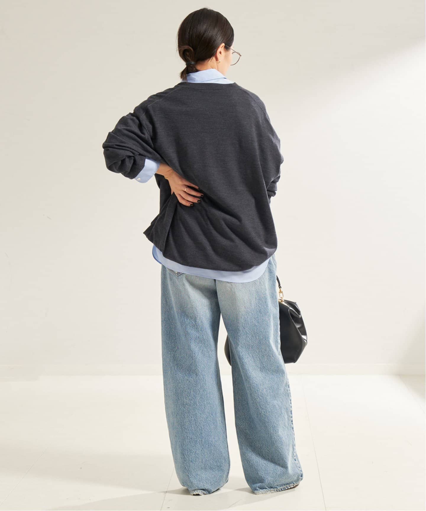 プラージュ　美品♡Fine Gauge Vニット　トップス　カットソー 追加》Fine Gauge V ニット（ニット／セーター）｜Plage