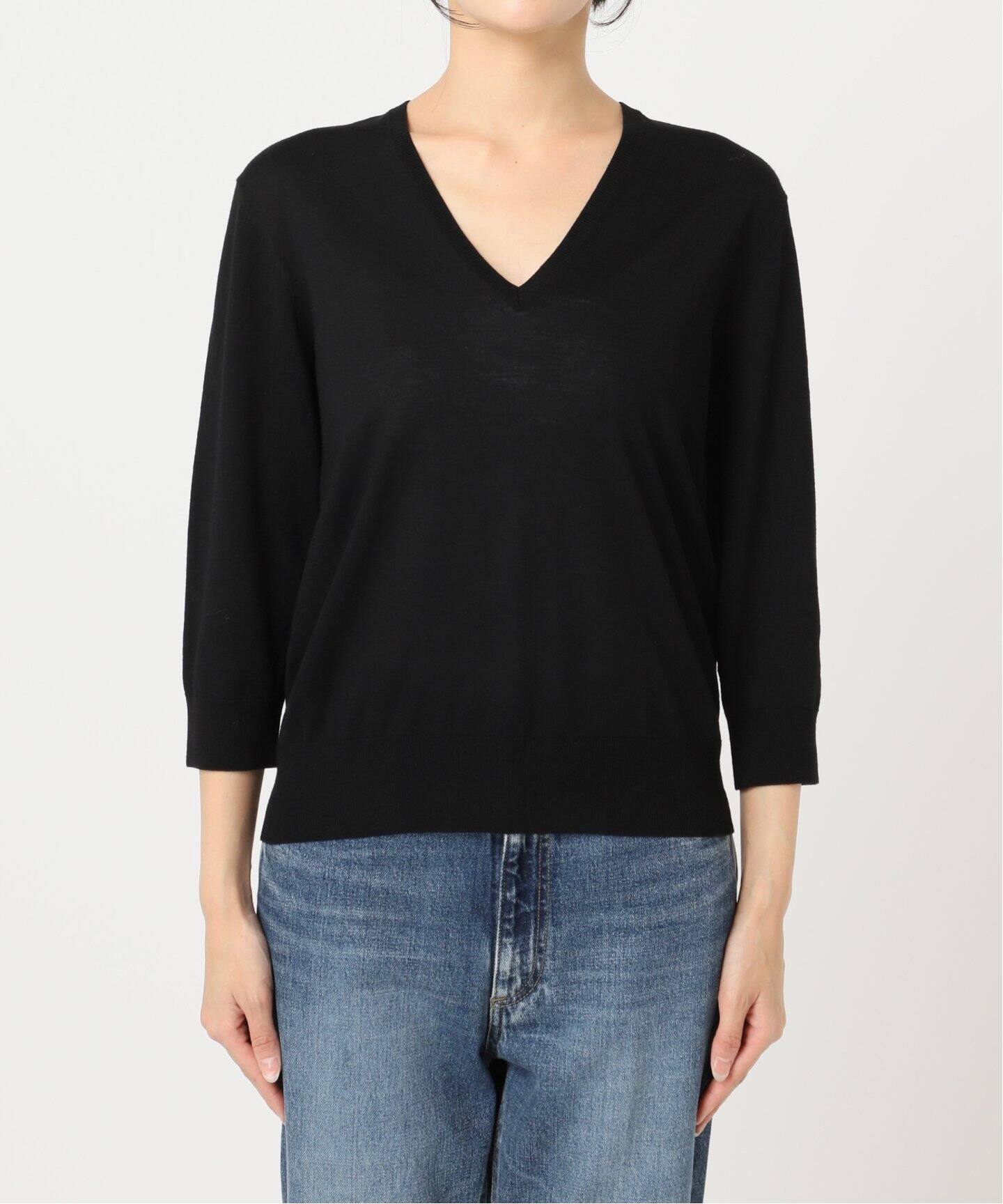 Fine Gauge Compact V ニット（ニット／セーター）｜Plage（プラージュ  