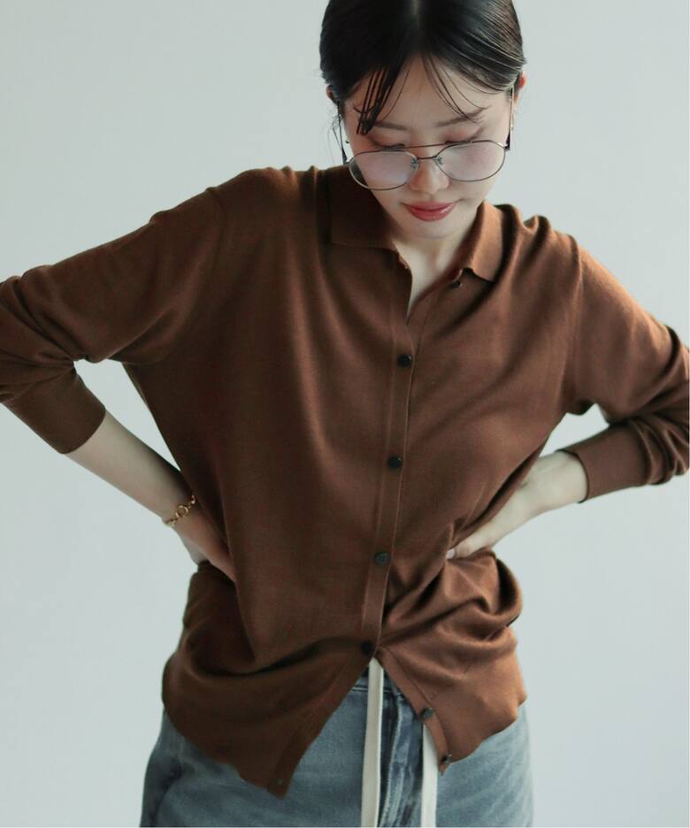 Collar カーディガン（ニット／セーター）｜Plage（プラージュ）の通販  