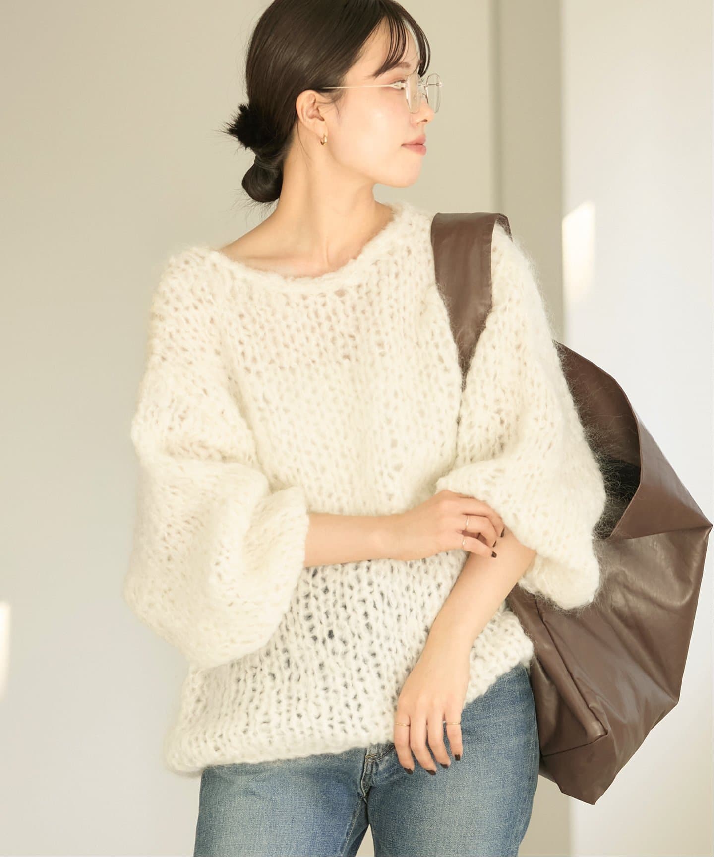 HAND KNIT ジャンボタム プルオーバー（ニット／セーター）｜Plage