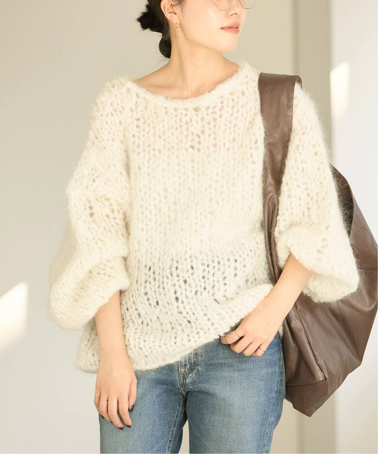 HAND KNIT ジャンボタム プルオーバー（ニット／セーター）｜Plage  