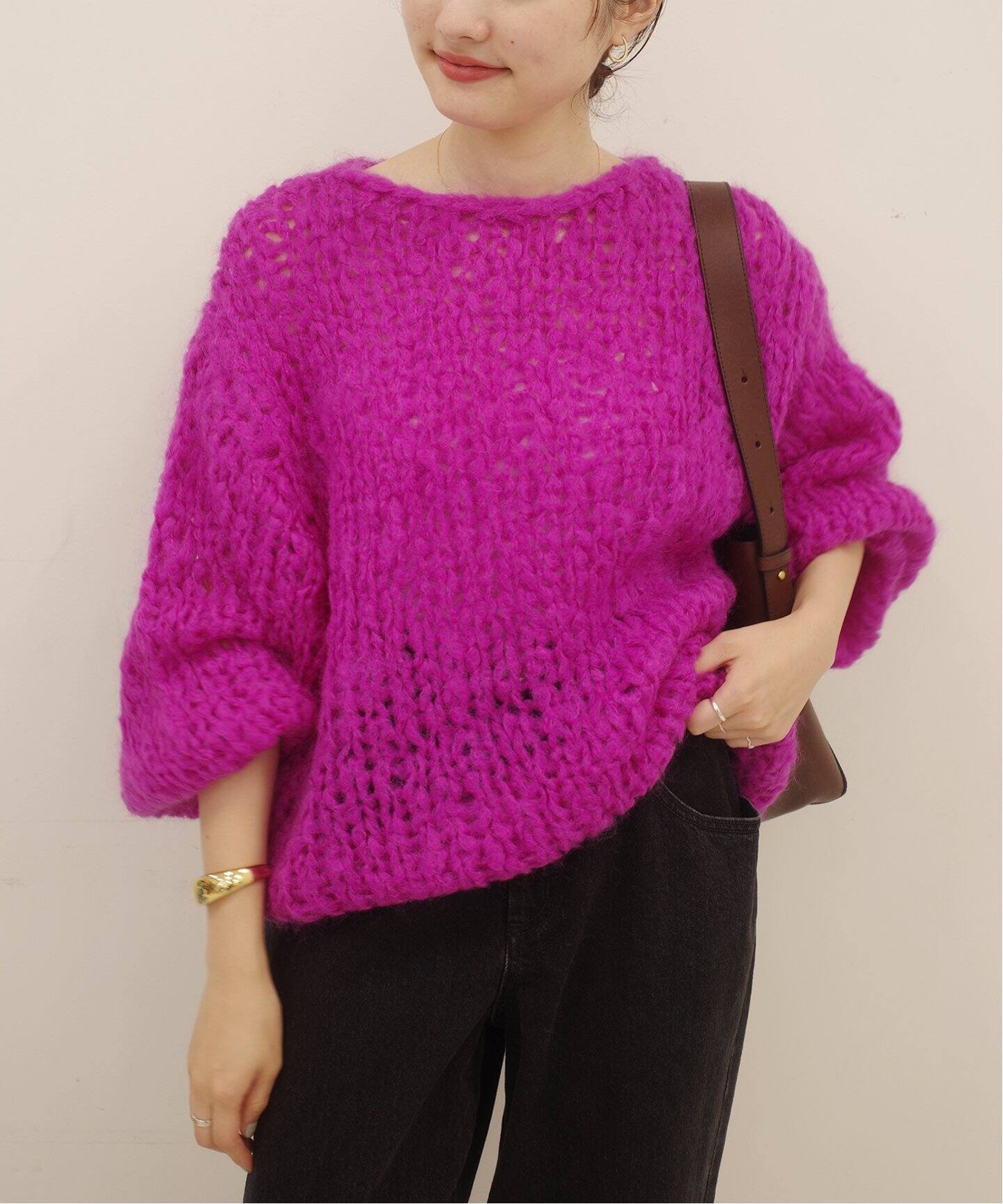 HAND KNIT ジャンボタム プルオーバー（ニット／セーター）｜Plage