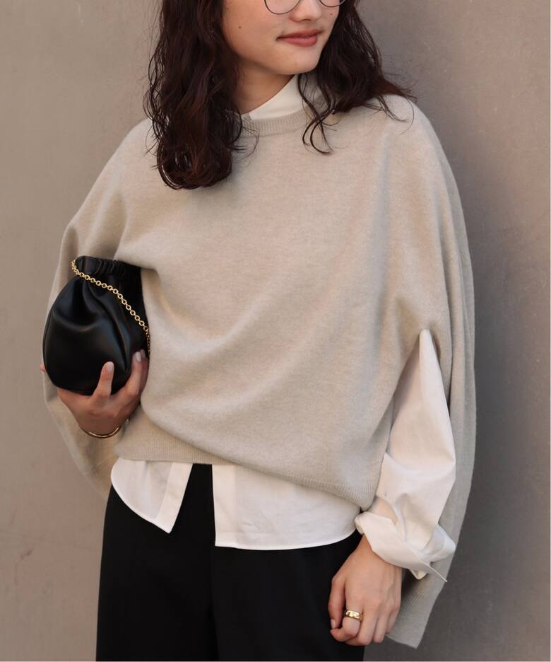 ファインウール クルーネック プルオーバー（ニット／セーター  