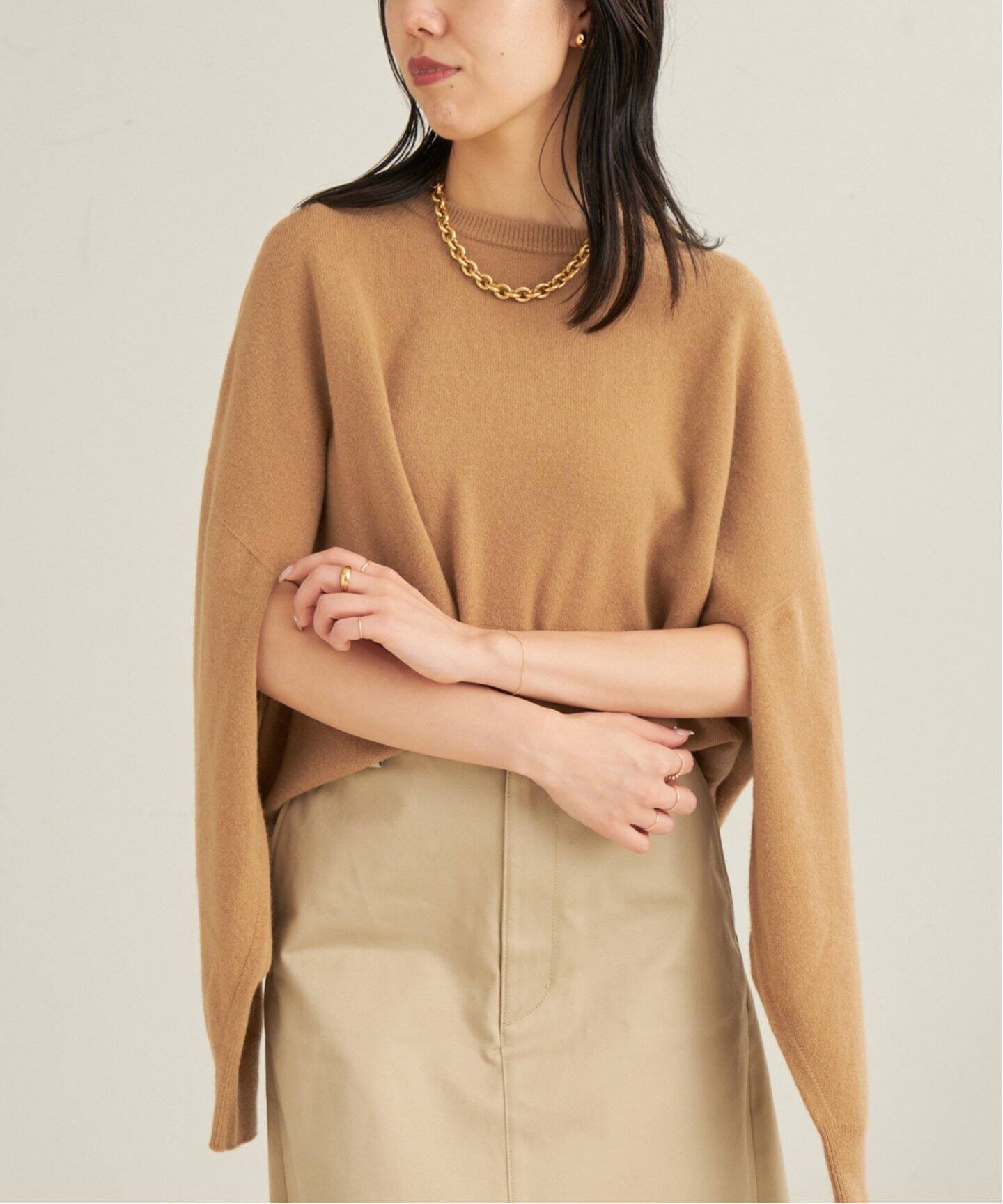 ファインウール クルーネック プルオーバー（ニット／セーター  