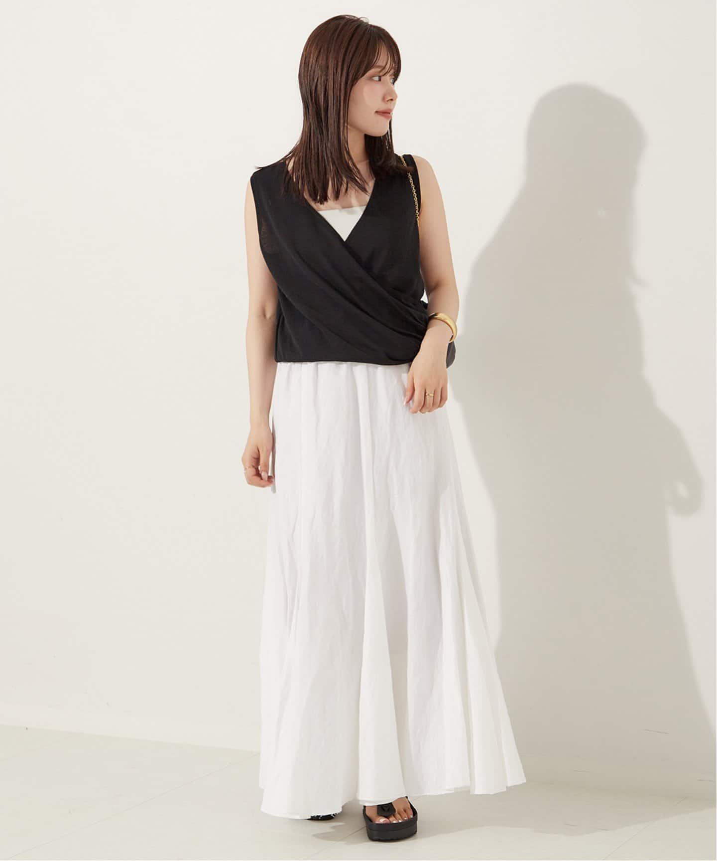 Plage CO/ACE 2WAY ノースリ プルオーバー　ブラック新品未使用 CO/ACE 2WAY ノースリ プルオーバー（ニット／セーター）｜Plage