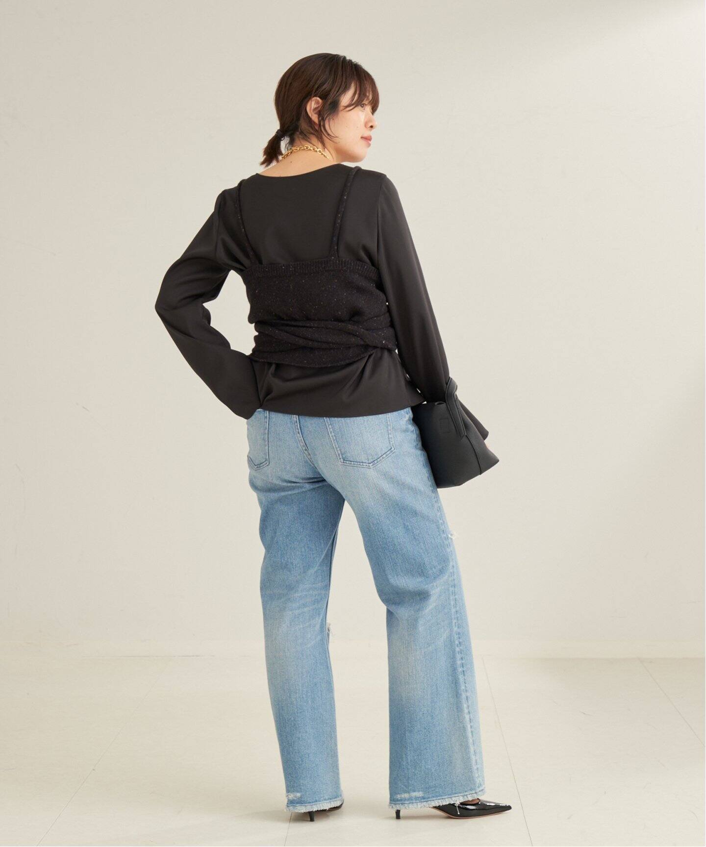 イタリア糸 カシュクール ジレ（ニット／セーター）｜Plage