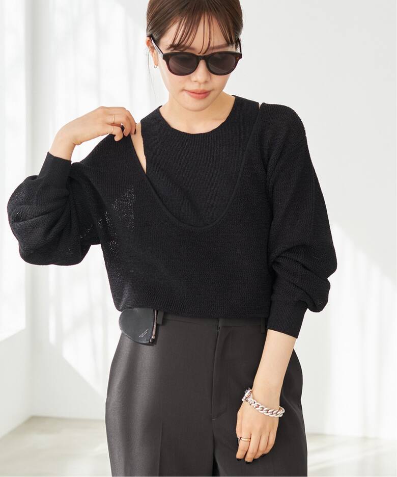 LI/PE open ニット（ニット／セーター）｜Plage（プラージュ）の通販  