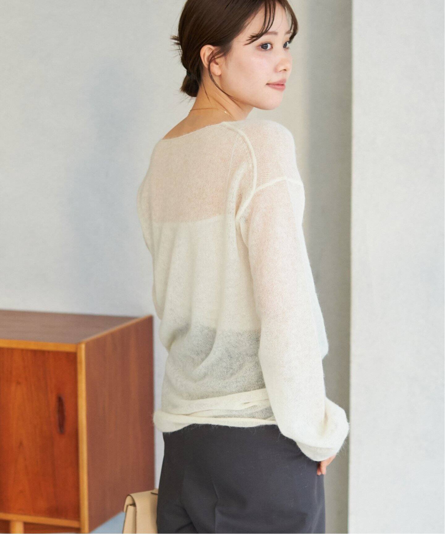 les Tendre see through alpaca ニット（ニット／セーター）｜Plage 
