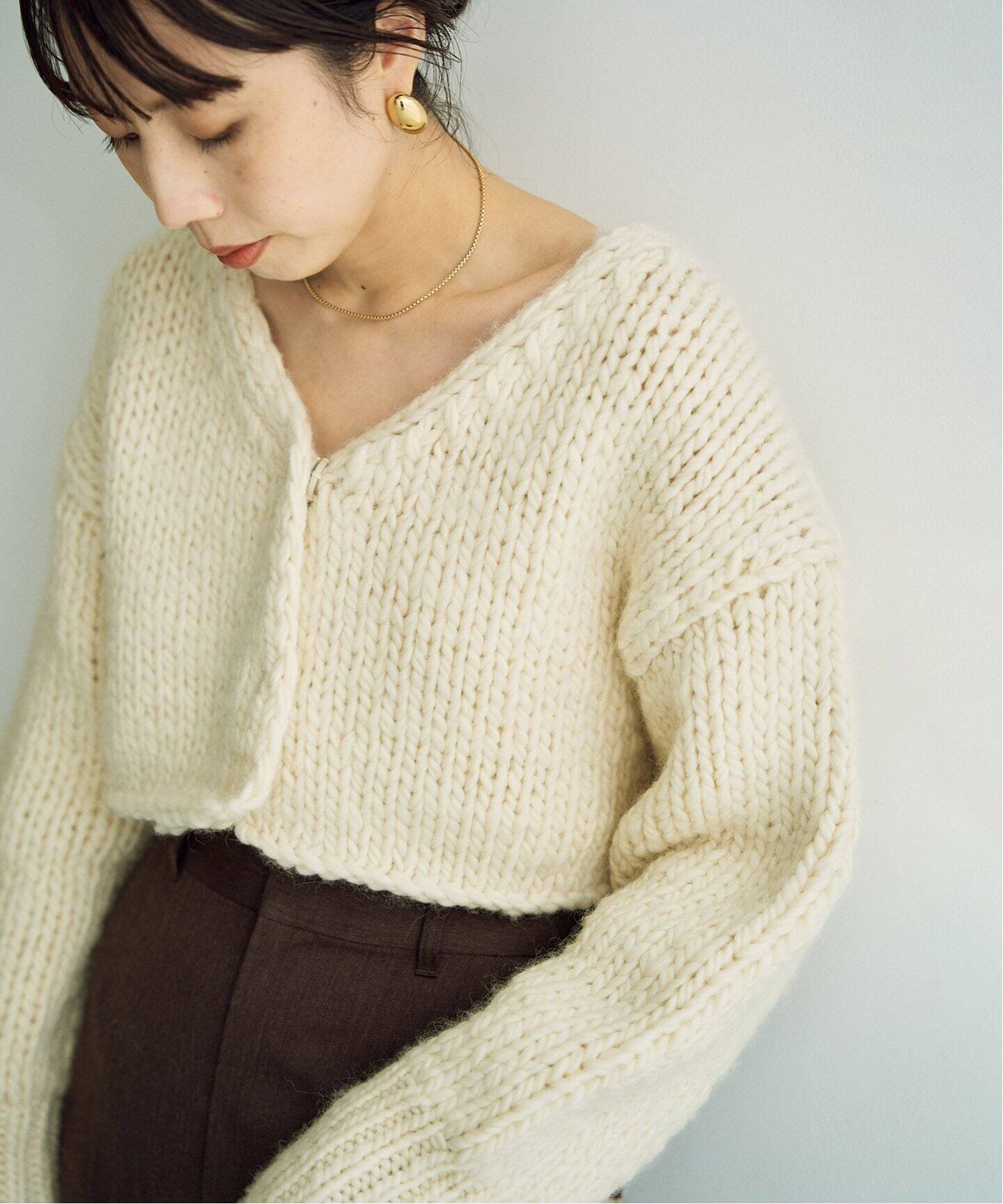 roving hand ニットカーディガン（カーディガン）｜Plage（プラージュ  